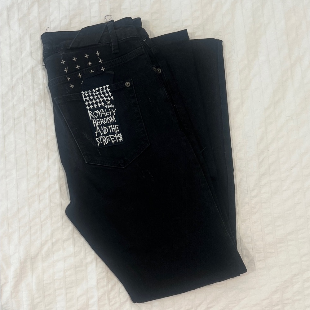 Ksubi distressed skinny jeans